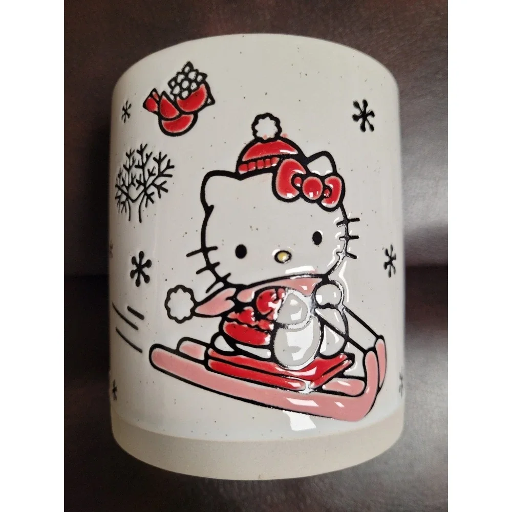 Hello Kitty Ceramic Candle Lover Fragrance Whimsical Blue Sky NWT 11oz